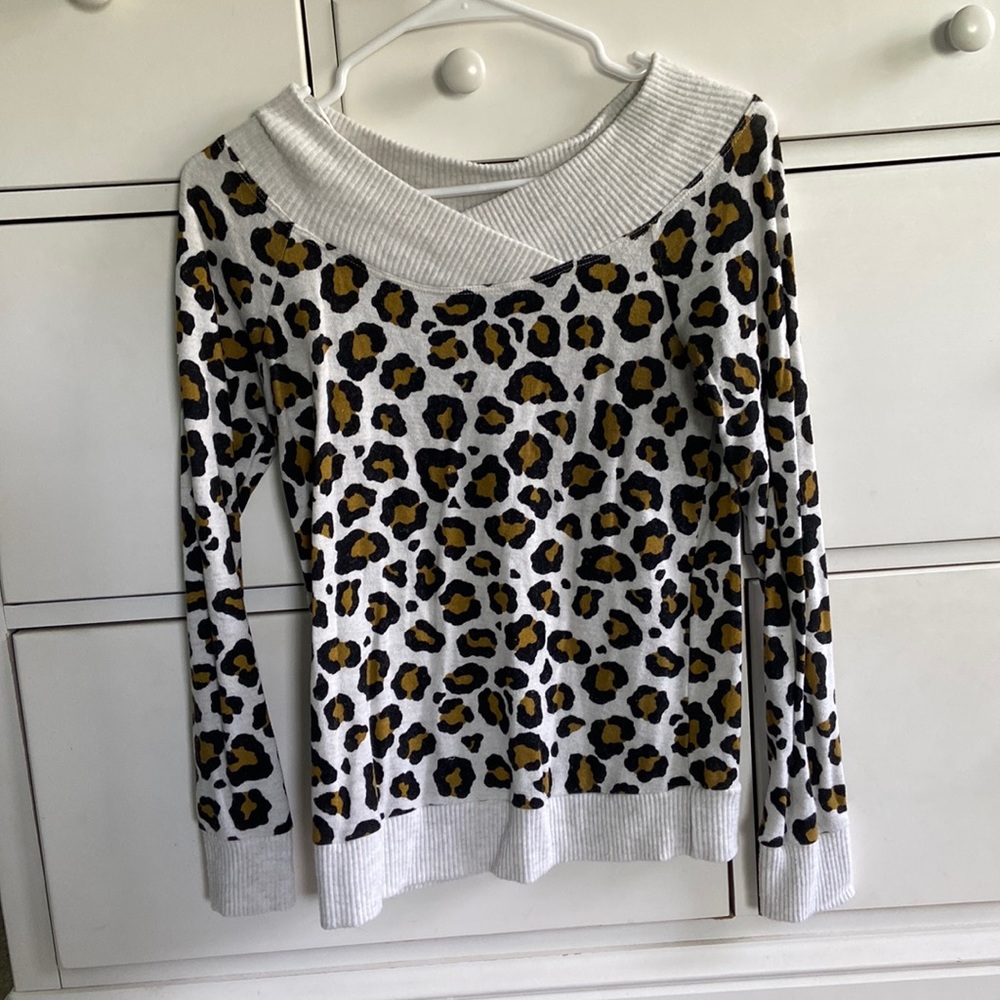Francesca’s Cheetah Print Sweater
